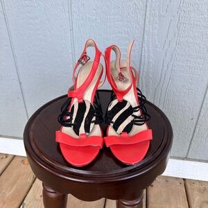 Vintage Calvin Klein Zebra Pendant Wedges